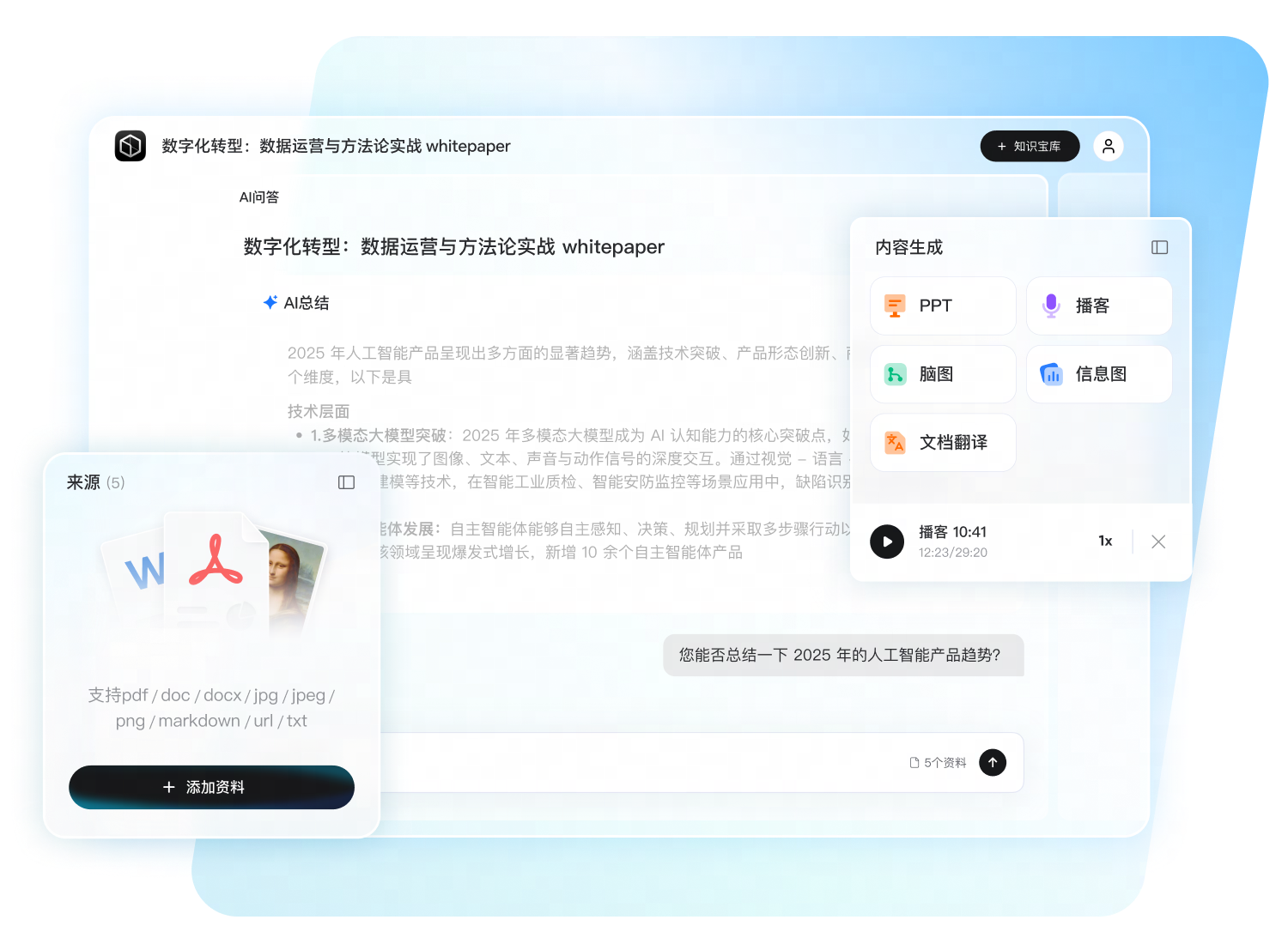 有道宝库多维知识库管理系统